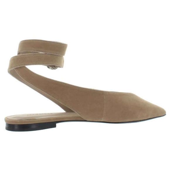 All Saints Cory Pointed Suede Flat Slingback Sz 41 - Picture 2 of 2